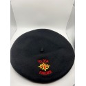 Béret Toulouse et croix occitane