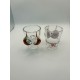 Lot de 2 verres à liqueur poitrine occitan