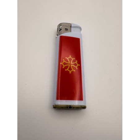 Briquet rechargeable drapeau occitan