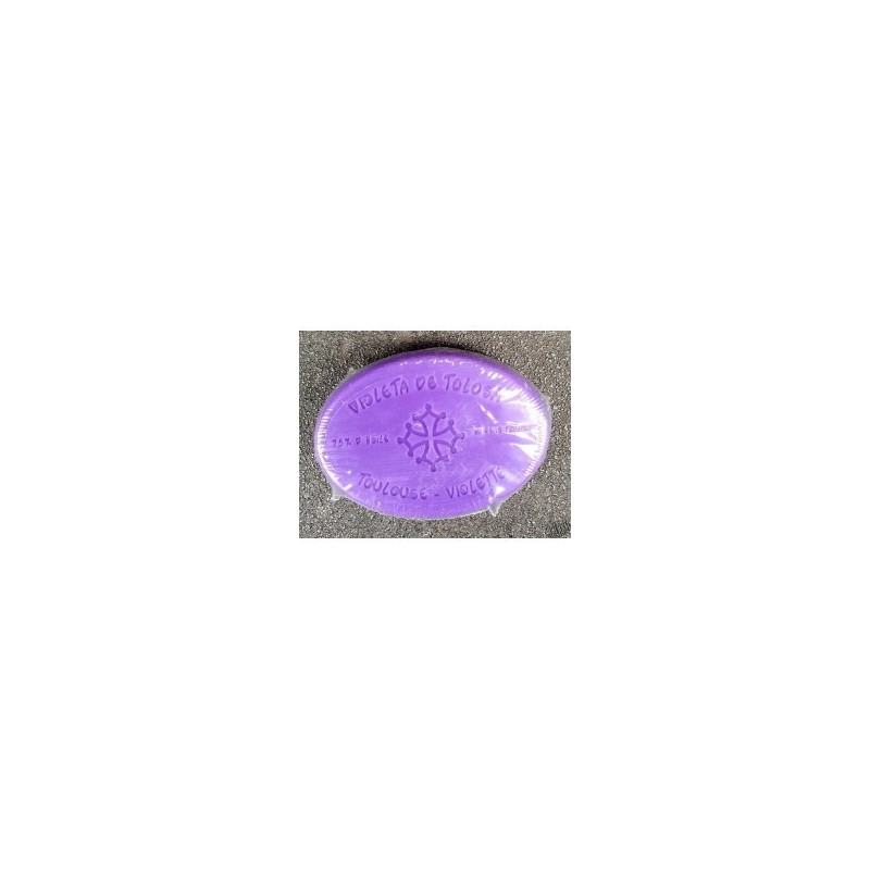 Savon ovale à la violette par 6