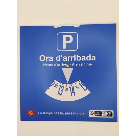 disque de stationnement occitan lot de 10