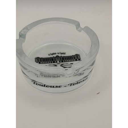 CENDRIER TOULOUSE EN VERRE