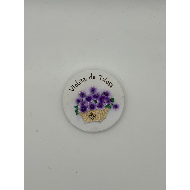 magnet ROND PANIER DE VIOLETTE