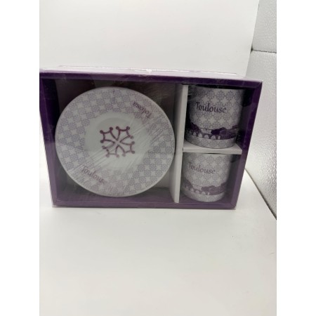 SET DE TASSE VIOLETTE