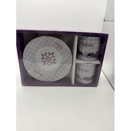 SET DE TASSE VIOLETTE