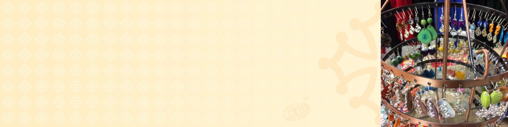 bijoux : boucles d'oreilles croix occitane