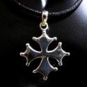 Pendentifs croix occitane argent massif