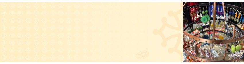 bijoux : boucles d'oreilles croix occitane